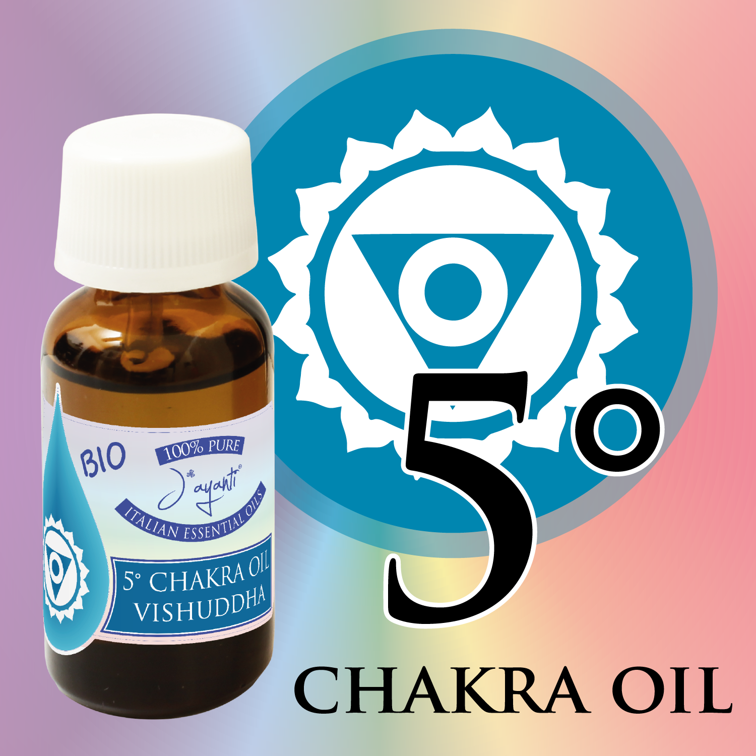 89305 5 Chakra Oil - Vishuddha Oil (喉輪精油)10ml